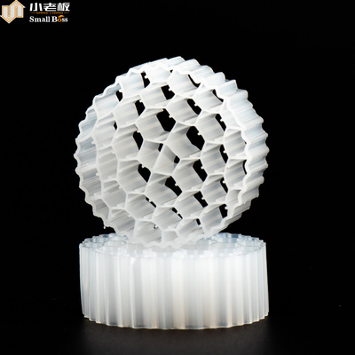 kaufen PE38 Filtermedium Niedrigerer Energieverbrauch Mbbr Schwimmender Biomasse-Träger online manufacture