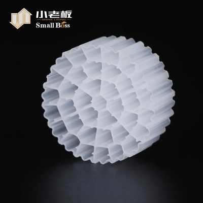 kaufen PE37 HDPE-Material Weißer Kunststoff Mbbr Biofiltermedien für die Abwasserbehandlung online manufacture