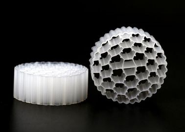 kaufen Hohe Fläche MBBR Bio-Media Weiß jungfräuliches HDPE Material Energieeinsparung online manufacture