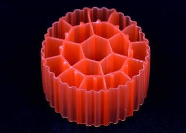 kaufen Rot/Gelb Kunststoff MBBR Bio-Medien K1 500 m2/m3 Oberfläche mit weißer Farbe online manufacture
