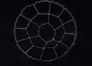 kaufen PE06 Balck Farbe MBBR Filtermedien Jungfrau HDPE Material für 25*12mm Größe online manufacture