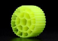 Gelbes Plastikbioball-Filtermaterial Mbbr für Aquarium 25mm x 12mm heiße Form