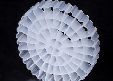 kaufen Virgin HDPE Material MBBR Bio Media K5 Weiße Farbe mit 25*4mm Größe Für IFAS Ausrüstung online manufacture