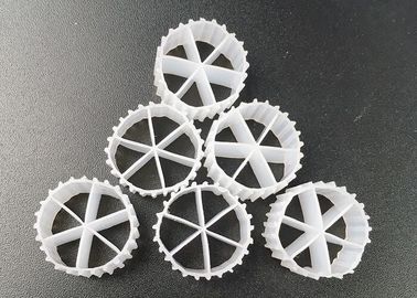 kaufen MBBR BIOCELL Hydroponik Abwasserbehandlung 6 Räume 16*10 mm weiße Farbe UV-beständige lange Lebensdauer Füllbehälter online manufacture