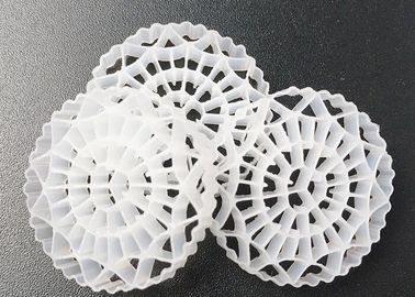 kaufen Natürliche Farbe MBBR Filtermedien Hohe Oberfläche 25 mm X 4 mm Größe online manufacture
