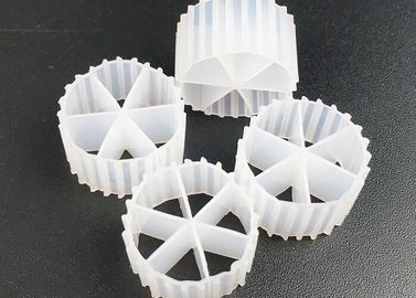 kaufen 16*10mm Größe MBBR Biozellfilter Medien Jungfrau HDPE Material und weiße Farbe für RAS online manufacture