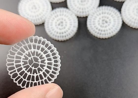 kaufen Kaldnes K5 FDA Sicherheit Aktiver Biofilm Hängender Schneller Mbbr Biofiltermedien online manufacture