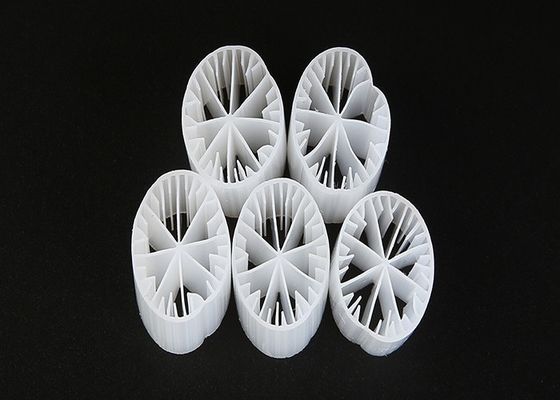 kaufen Hydrophiler weißer Kunststofffiltermedium HDPE Bewegungsbett Biofilmreaktor online manufacture