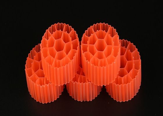 kaufen Schwarze Farbe Kunststofffiltermedien MBBR Filtermedien 25mm X 12mm Größe und weiße Farbe online manufacture