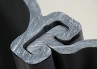 Art des Grey Vinyl PVC-Blatt-Stapel-10MM der Stärke-U mit Verdrängung