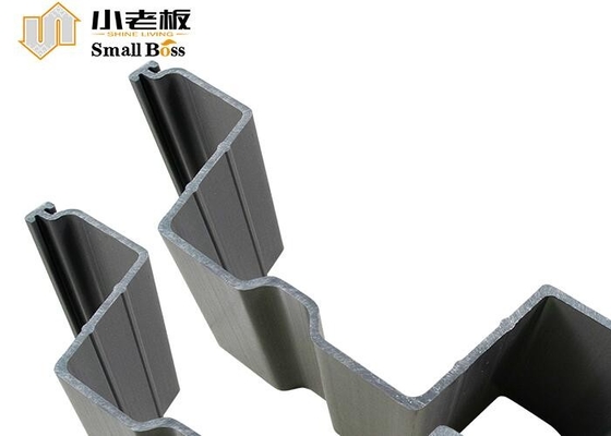 kaufen Verbundene Vinyl U-Typ-Blatt-Pile Extrusion Grau 10 mm Dicke online manufacture