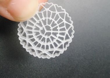 hohe Oberfläche UV-resistente mbbr Biomedien Garnelen Aquakultur COD BOD Entfernung 25*5mm hdpe weiße Biochips