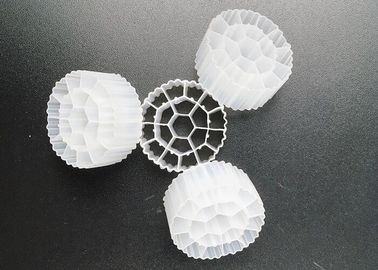 Weiße Farbe 25*12mm Mbbr Bio Media Ifas Prozess Bod Kabeljau Entfernen