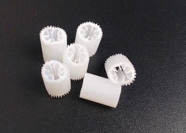 Virgin MBBR Bio Media Schwere Größe 5*10mm Weiße Jungfrau HIPS Material Kunststoff Biozelle