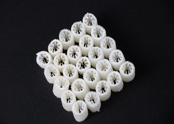 5*10mm SGS Weißes Kunststofffiltermedium HIPS Material