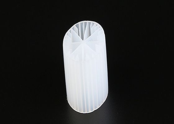 15*15mm Größe MBBR Bio Media Virgin HDPE Material Weiße Farbe Für anaeroben Tank