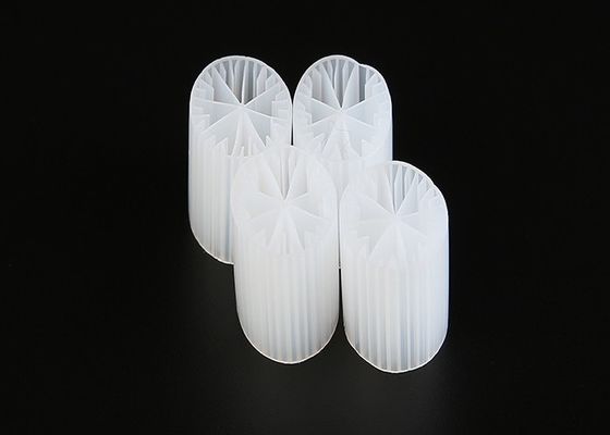 Jungfrau HDPE MBBR Plastikfiltermaterial mit guter Fläche und weißer Farbe