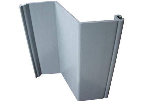 Graue Farbe Vinyl-PVC-Blatt-Pfahl kundenspezifische Z-Typ Extrusion