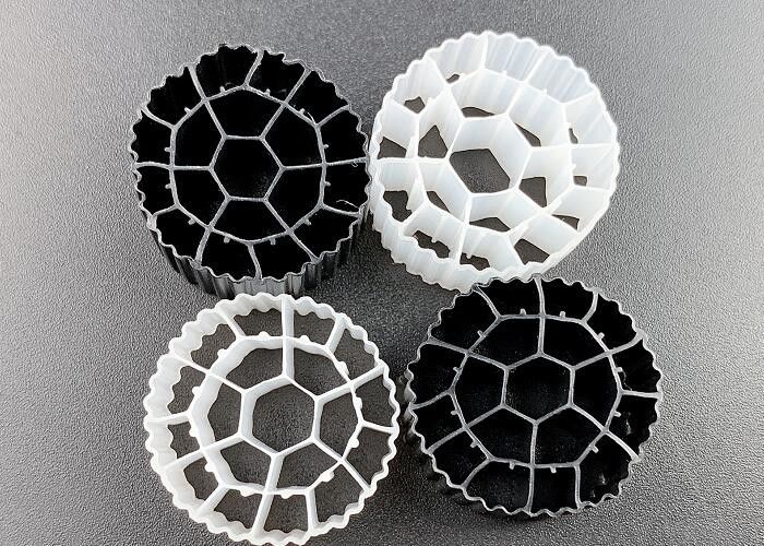 Weiße Farbe Jungfrau PE Mbbr Trägermedien für die IFAS-Prozessanforderung