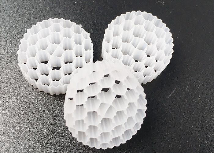 Pe38 25*4mm Hdpe Mbbr Bio Filtermedien Safty Moving Bed Große Oberfläche