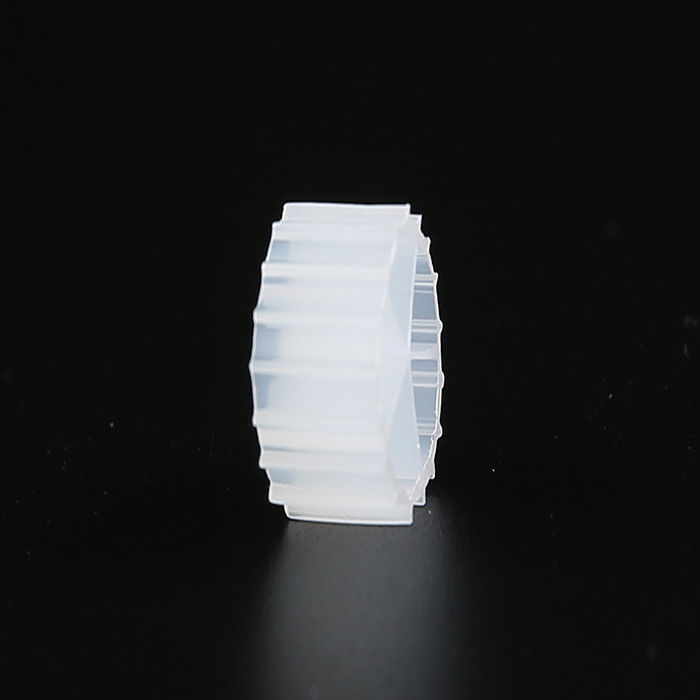 Weiße Farbe MBBR Bio-Medien mit jungfräulichem HDPE-Material Aquarienfilter Abwasserbehandlung