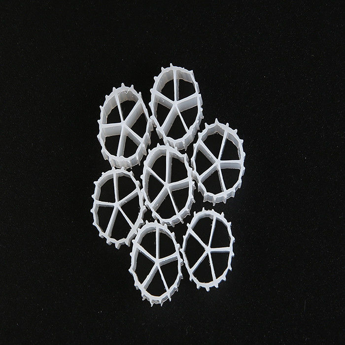Natürliche Farbe MBBR Filtermedien und jungfräuliches HDPE Material MBBR Bio Medien für RAS 10*7mm
