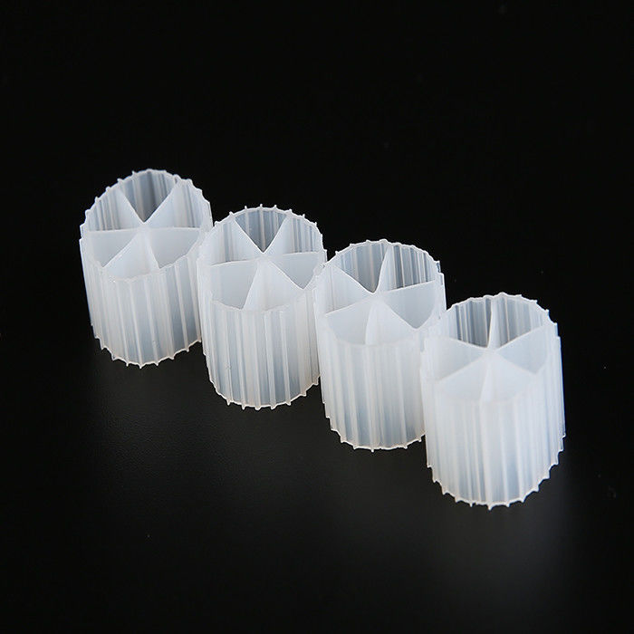 16 mm X 10 mm Hydrophiler schwimmender Filtermedium Jungfrau HDPE Material MBBR