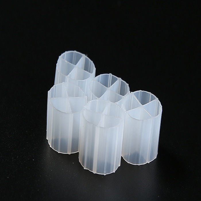 Weißes, schwimmendes Filtermedium, jungfräuliches HDPE-Material PE01 12 mm X 9 mm