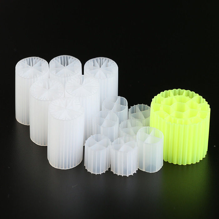 Schwarz jungfräulich HDPE Material MBBR Kunststoff Filtermedien für Aquarien 25mm X 12mm