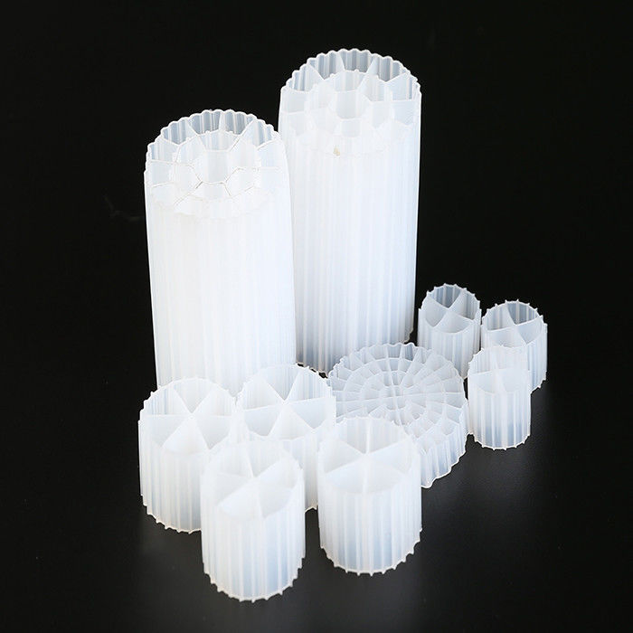MBBR-Biopippe Weiße Farbe und HDPE-Material K3 Filtermedien Stoßbeständigkeit und gute Oberfläche als K1-Teichfilter