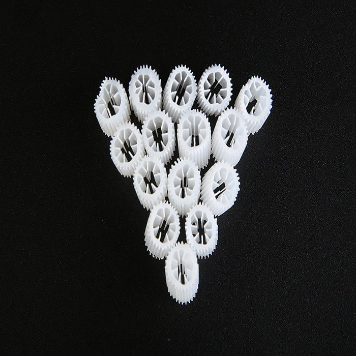 MBBR HIPS Material Kunststofffiltermedien mit Größe 5 mm X 10 mm und weißer Farbe