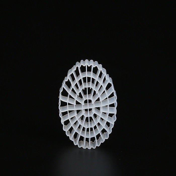 Unversehrtes HDPE-Material K5 MBBR Filtermedium mit guter Oberfläche und weißer Farbe