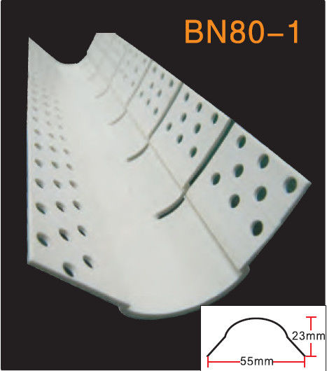 Weiße PVC-Vinyl-Eckperle BN80, hochschlagfest, bleifrei