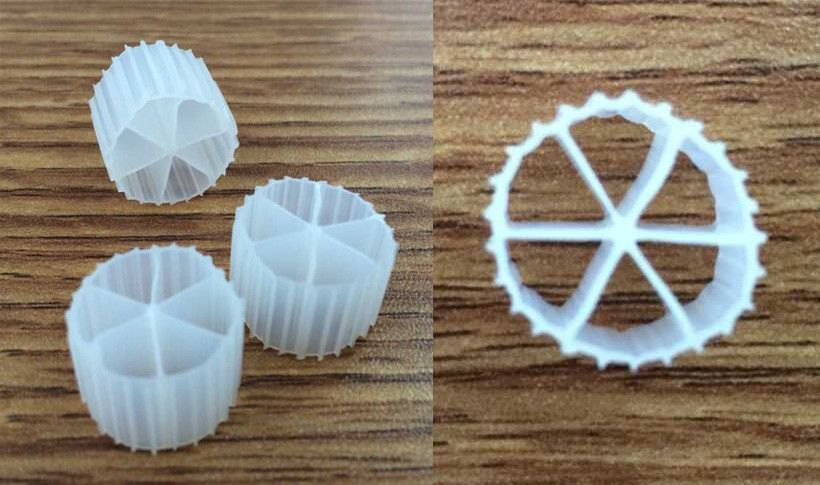 Lange Lebensdauer MBBR Wasseraufbereitung K1 Filter mit jungem HDPE-Material für RAS