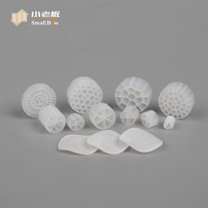 PE02 Biologische Abwasserbehandlung Technik Mbbr Filtermedien PE Polymermaterial SBR Technologie