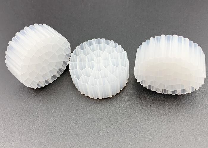 Weiße Farbe 25*10MM PE Mbbr Schwimmfiltermedien