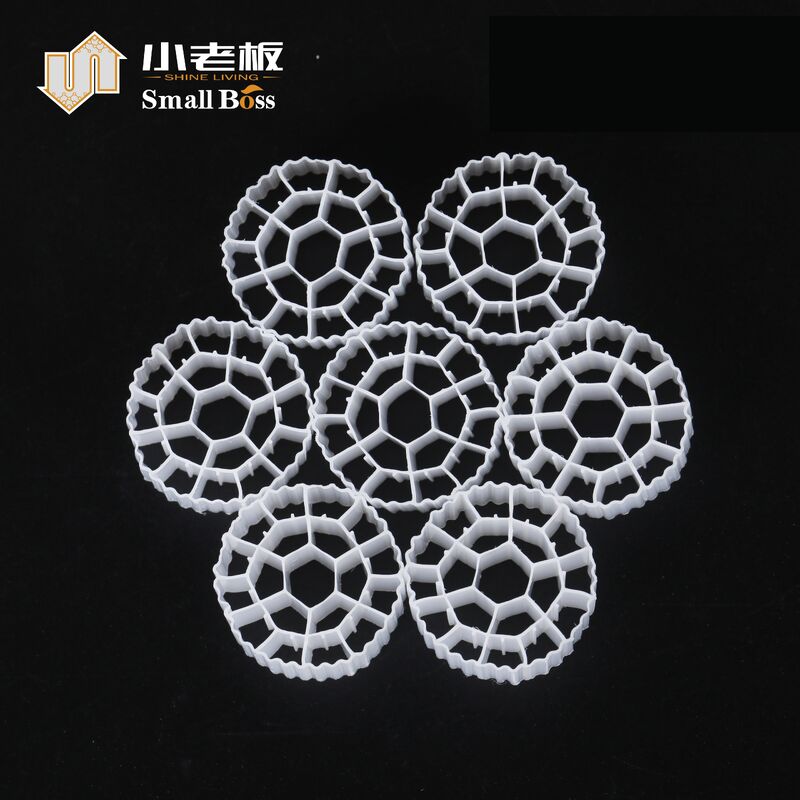 Weiße MBBR Filtermedien K3 HDPE RAS Medien Schwimmen