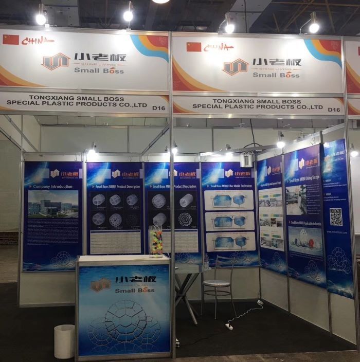 Weiße Farbe MBBR Filter Biomedien für die Wasserbehandlung