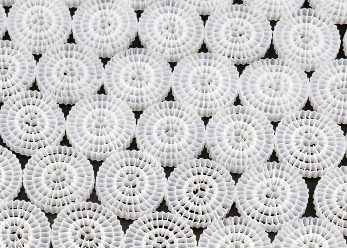 HDPE-Floating Moving Bed Filtermedien für Wasseraufbereitungsanlagen MBBR Biozelle