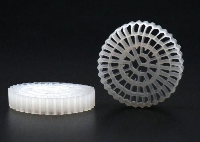Biofilmwachstum Schnell K1 Mikrofiltermedien 25*10mm beliebige bunte HDPE Kaldnes