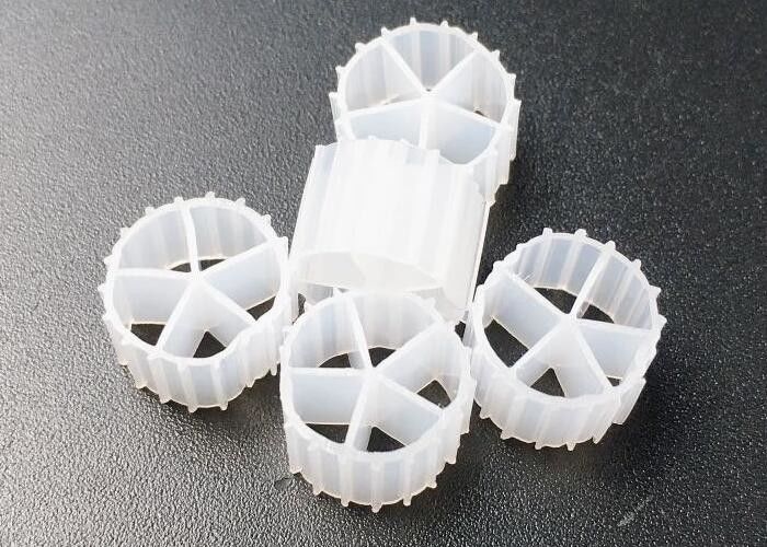 Fischfarm Bioballe BIO Filtermedien Weiße Farbe 10*7mm Schwimmball Filler 100% jungfräuliche HDPE Biofiltermedien