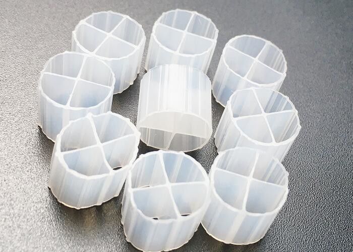 PE01 KALDNES SBR Prozess Mbbr Filtermedium 12*9mm HDPE Sicheres Material
