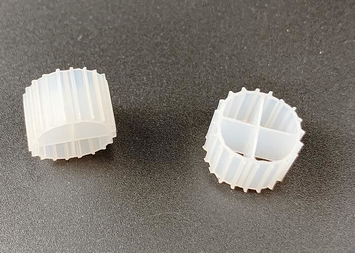 11*7mm MBBR Biofiltermedien K1 mit weißer Farbe und jungem HDPE-Material