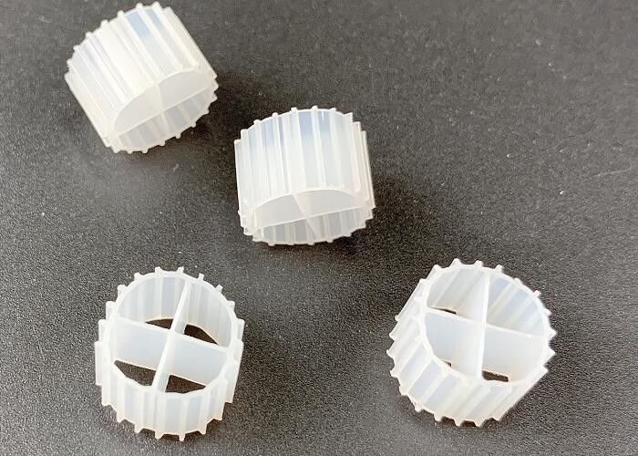 11*7mm MBBR Biofiltermedien K1 mit weißer Farbe und jungem HDPE-Material