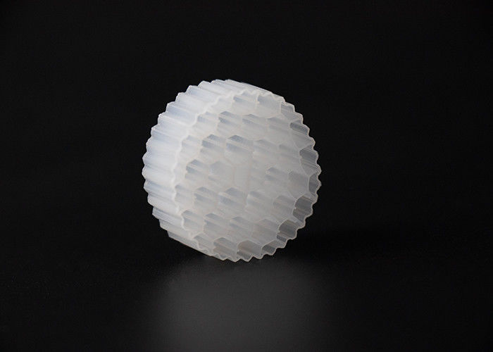 Weiße Farbe Hdpe Material 38 Löcher MBBR Träger Jungfrau PE