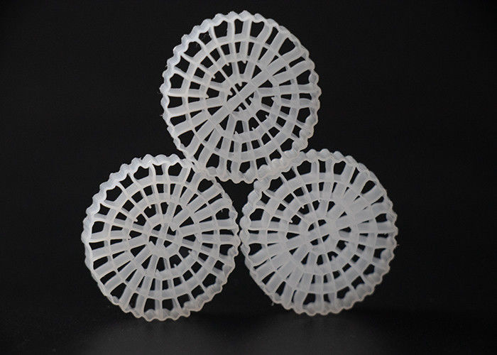 Hohe Flächenfläche K1 Filtermedien Weiß jungfräuliches HDPE-Material Energieeinsparung