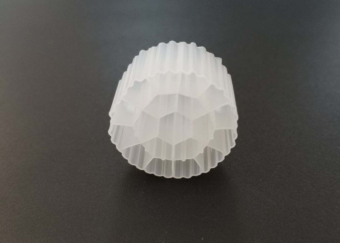 Weißfarbige HDPE Filtermedien, Kunststofffiltermedien Langlebigkeit