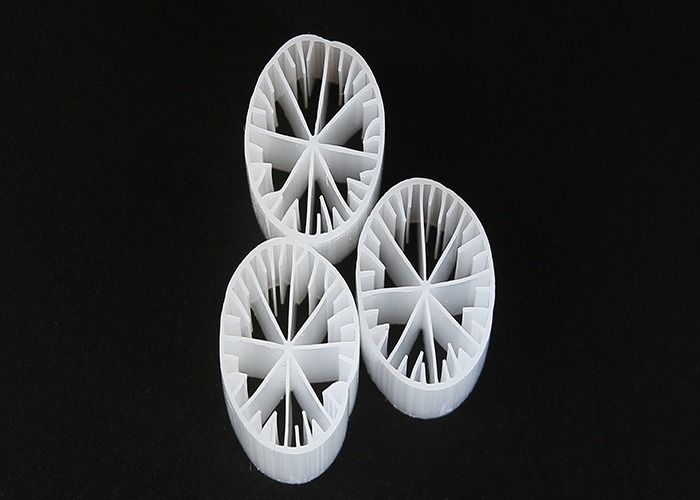 Plastikmaterial MBBR Bio Media Jungfrau HDPE und weiße Farbe 15*15mm Größe für Wasser