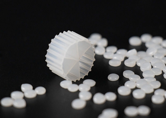 MBBR 100% Jungfrau HDPE PE04 BIO Filtermedien Weiß Farbe 0,98 g/Cm3