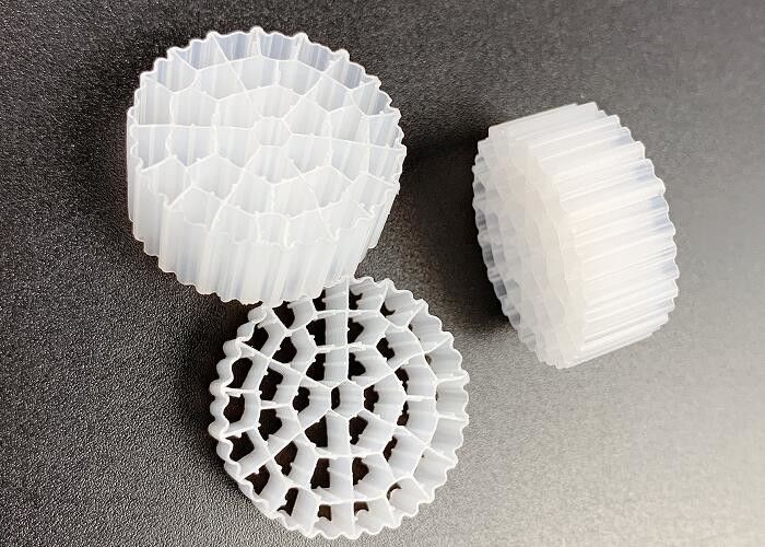 FDA Safty A/O Technologie MBBR Kunststofffiltermedien Weißes Hdpe Material